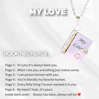 💥 For Granddaughter - The Most Beautiful Chapter Book Necklace