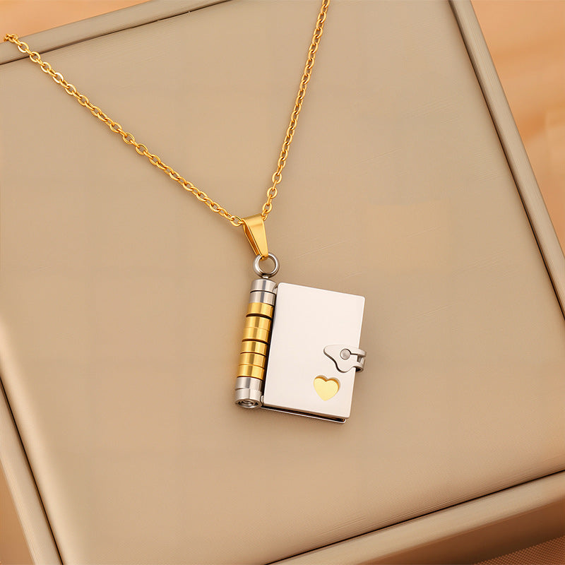 💥 For Granddaughter - The Most Beautiful Chapter Book Necklace