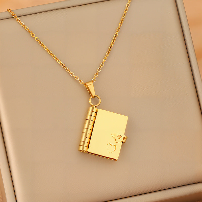 💥 For Granddaughter - The Most Beautiful Chapter Book Necklace