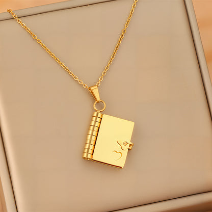 💥 For Granddaughter - The Most Beautiful Chapter Book Necklace