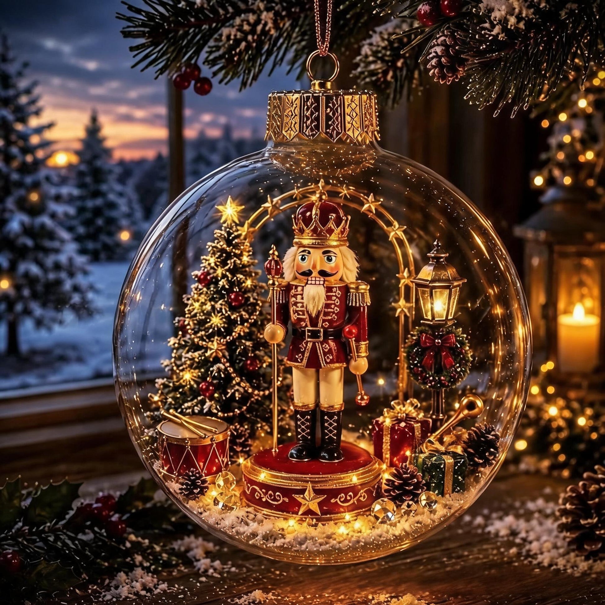 🔥49% OFF - 🎄✨Glowing Christmas Diorama Ornament