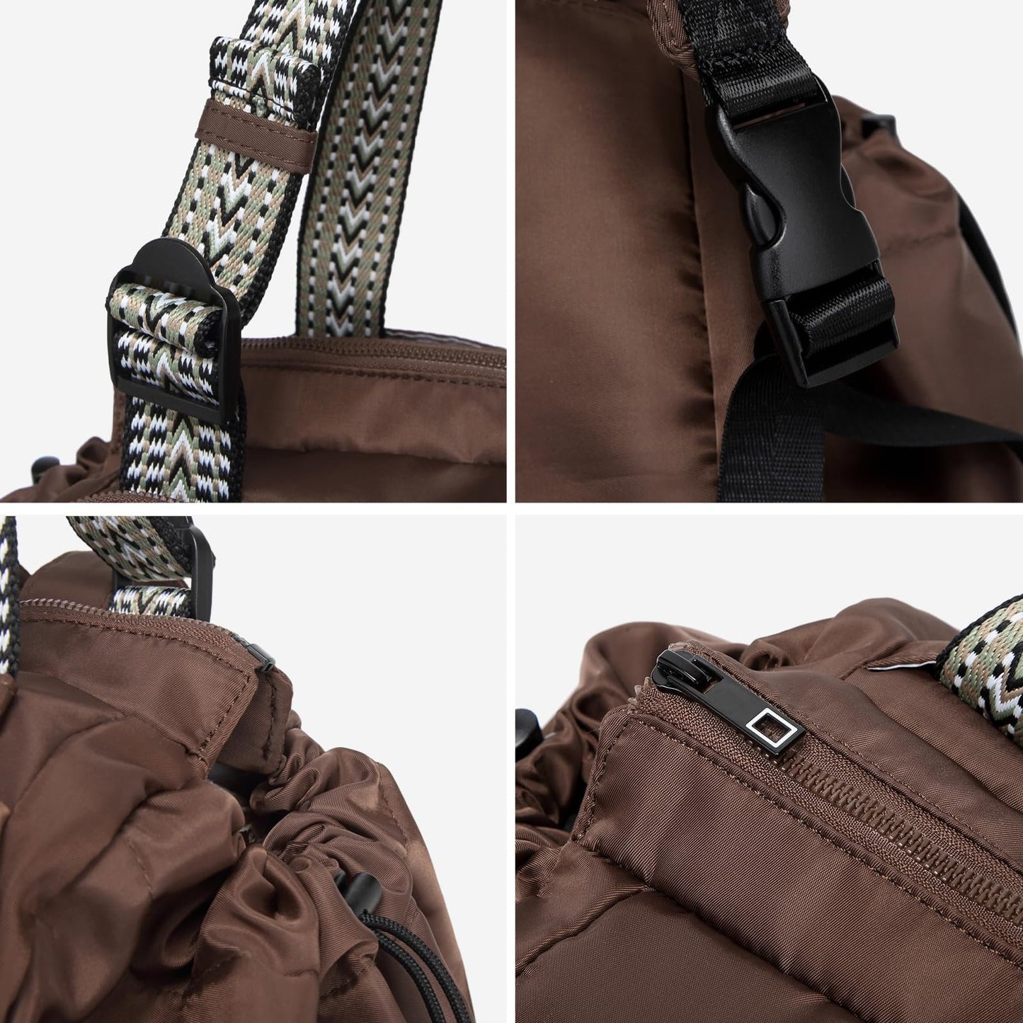 Convertible 15-Pocket Travel Tote Backpack