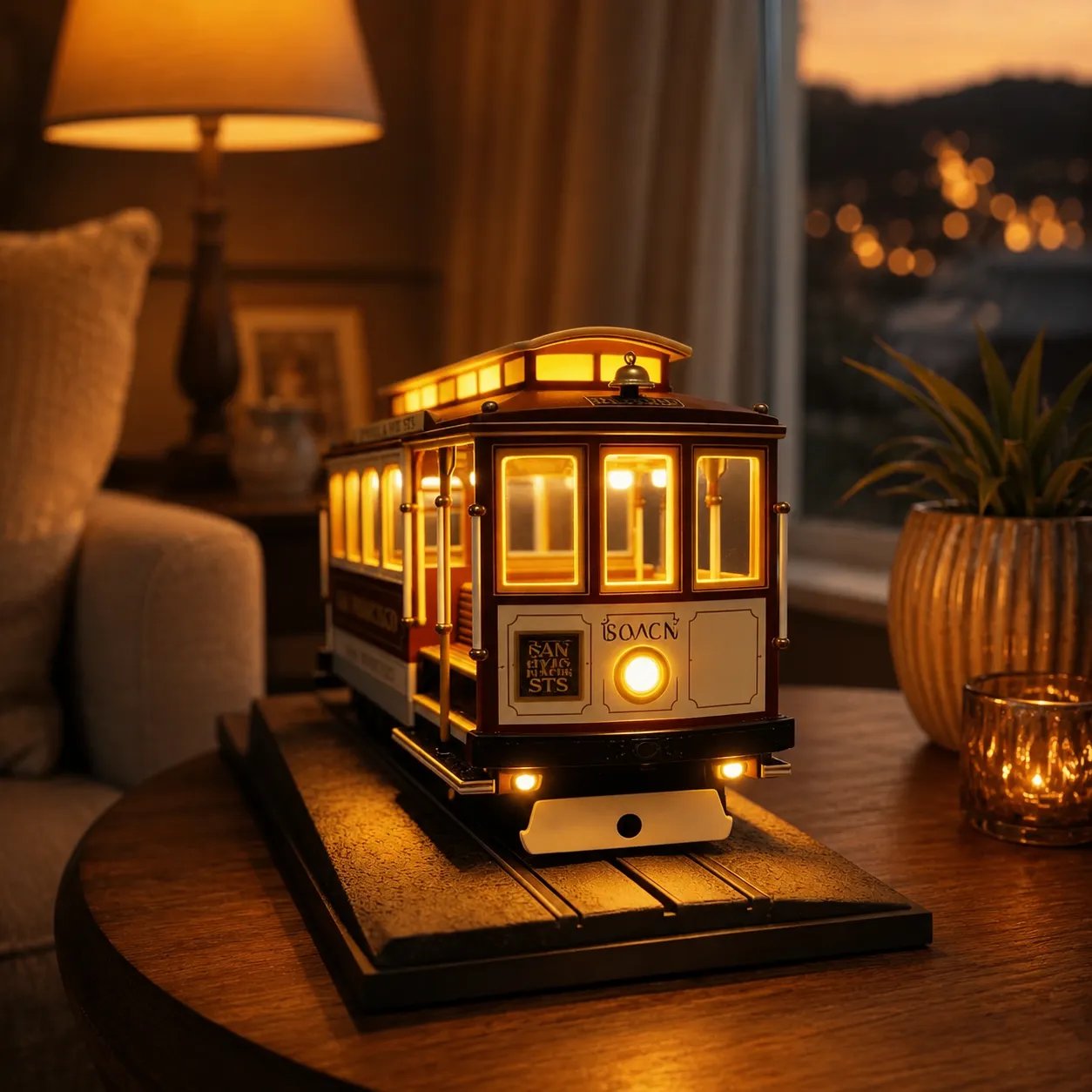 🚆San Francisco Cable Car Lamp