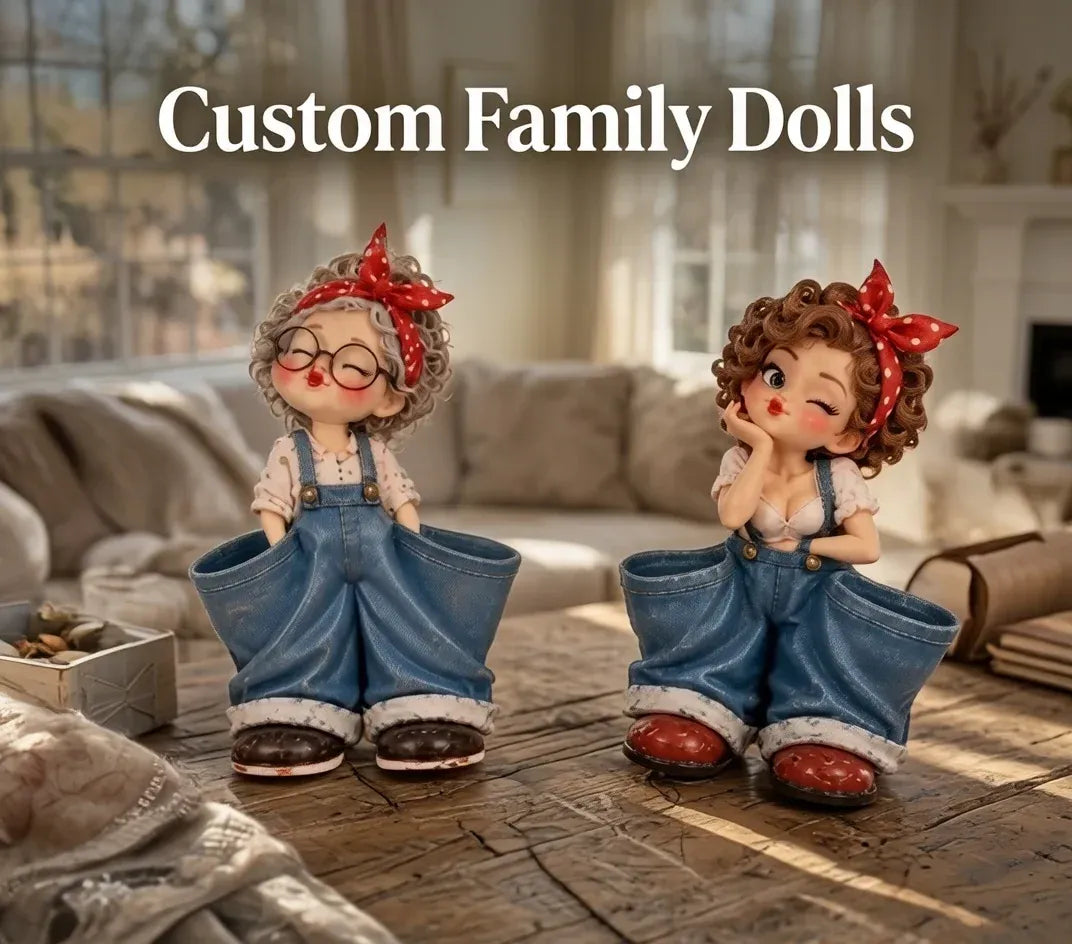 Retro Girl Makeup Brush Holder – Cute Vintage Vanity Organizer