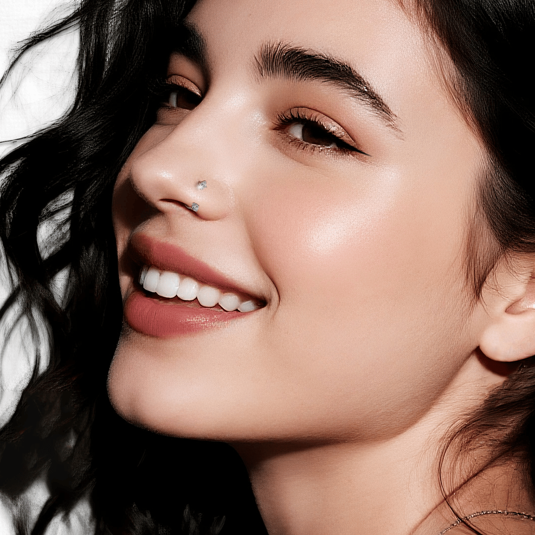 Buy 1 Get 1 Free⏰Horseshoe Gem Nose Ring – Internally Threaded & Comfortable