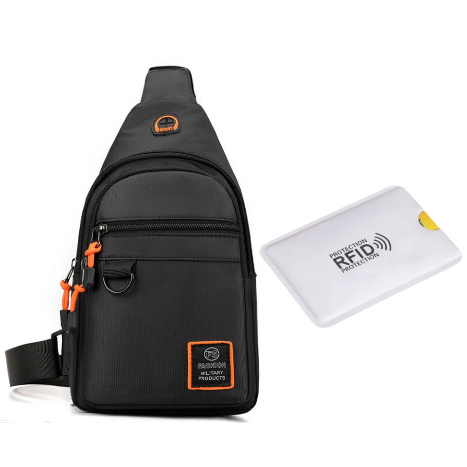 Waterproof Multi-pocket Crossbody Sling Bag