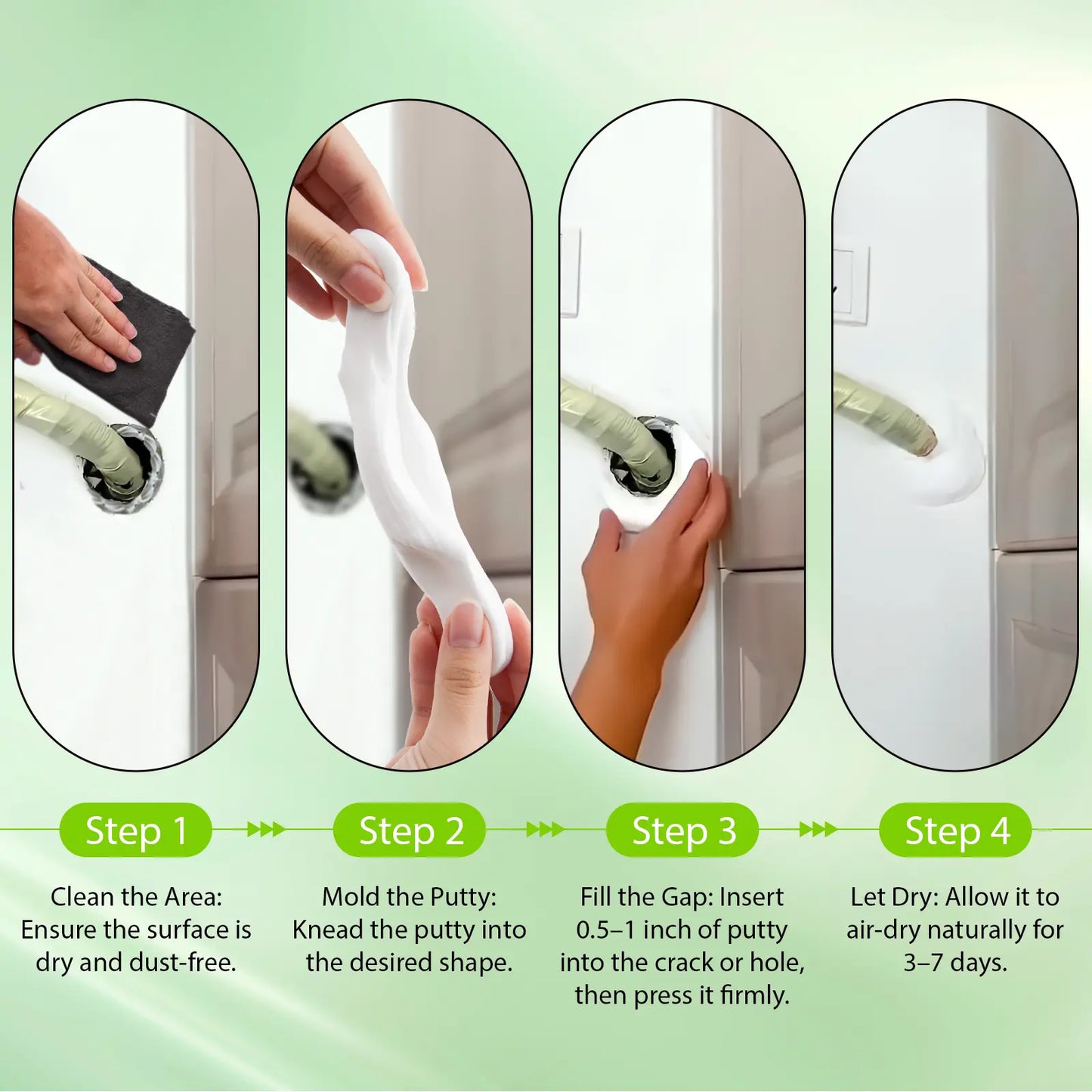 10Pcs Professional Sealant Clay - Anti-Insect Wall Hole Filler Mud🧱