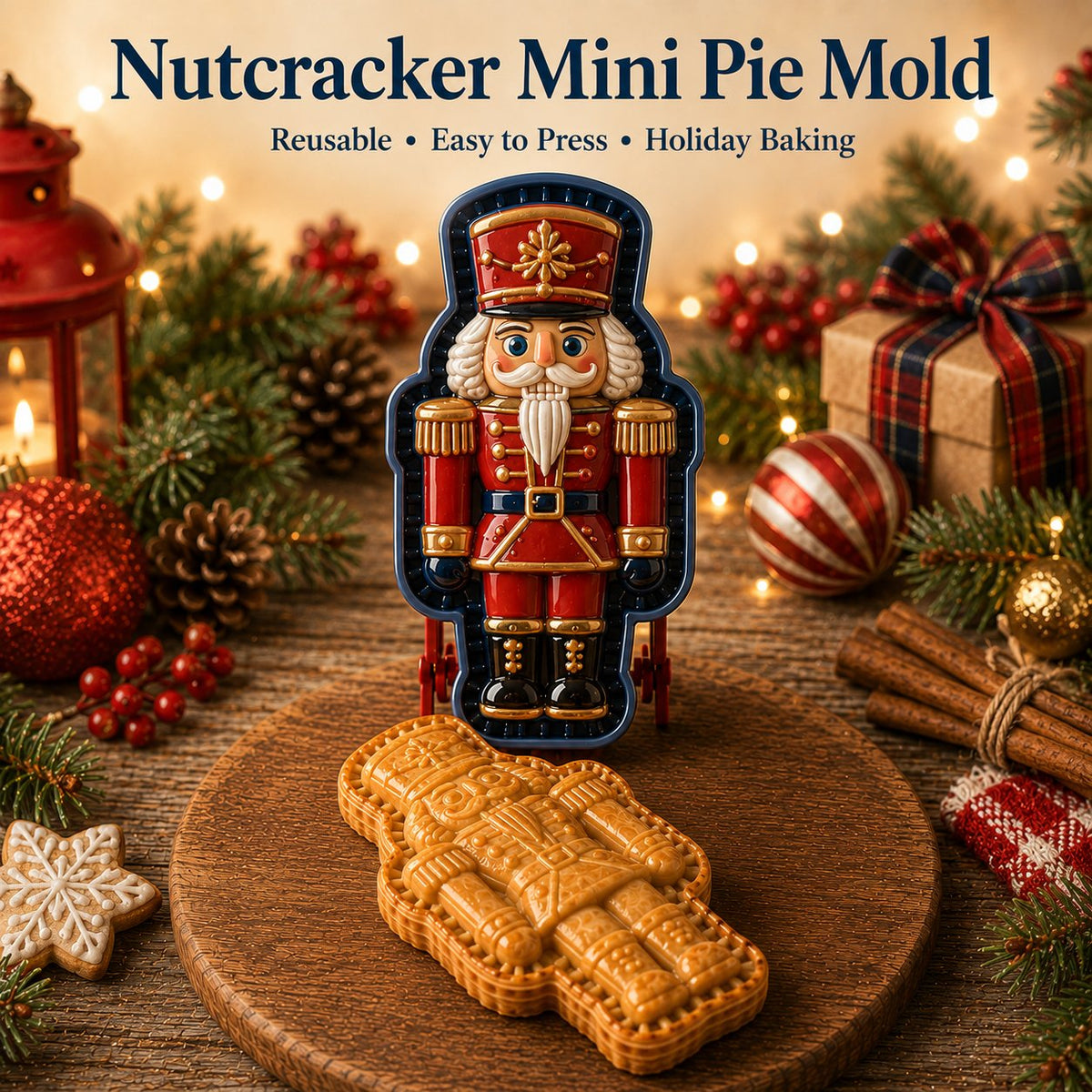 🎄16-Design Christmas Mini Pie Mold Collection 🥧