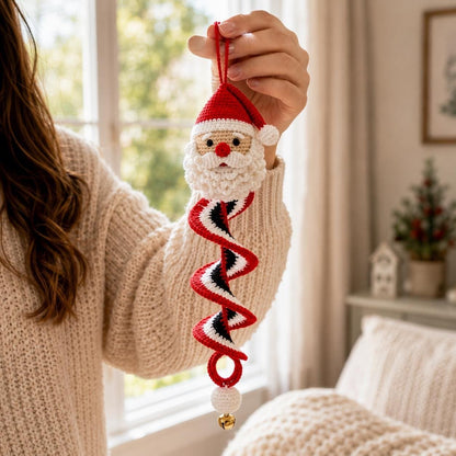 🔥HOT SALE 50% OFF - 🎅🌲Crochet Snowman Spiral Oranment DIY Kit