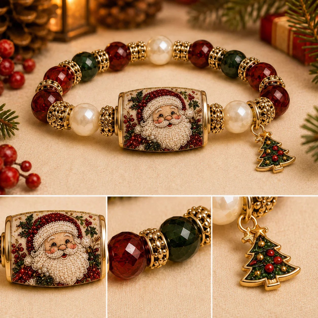 🏆Hot Sale 50% OFF🎄Christmas Magic Collection Pearl Bracelet — 2026 Limited Meaningful Edition
