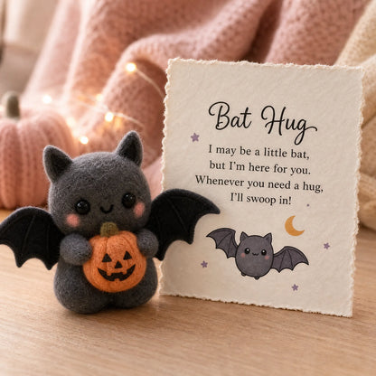 ⏳ Last Day: 49% OFF – A Little Ghost Hug (Handmade Felt Keepsake) 👻