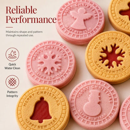 🍪 🎄 Festive Christmas Cookie Mold Set
