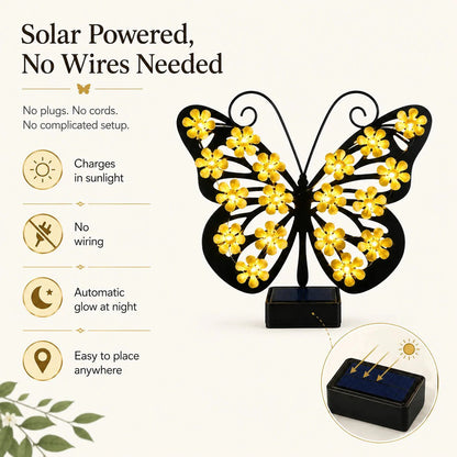 💯🦋 Solar Butterfly Garden Light