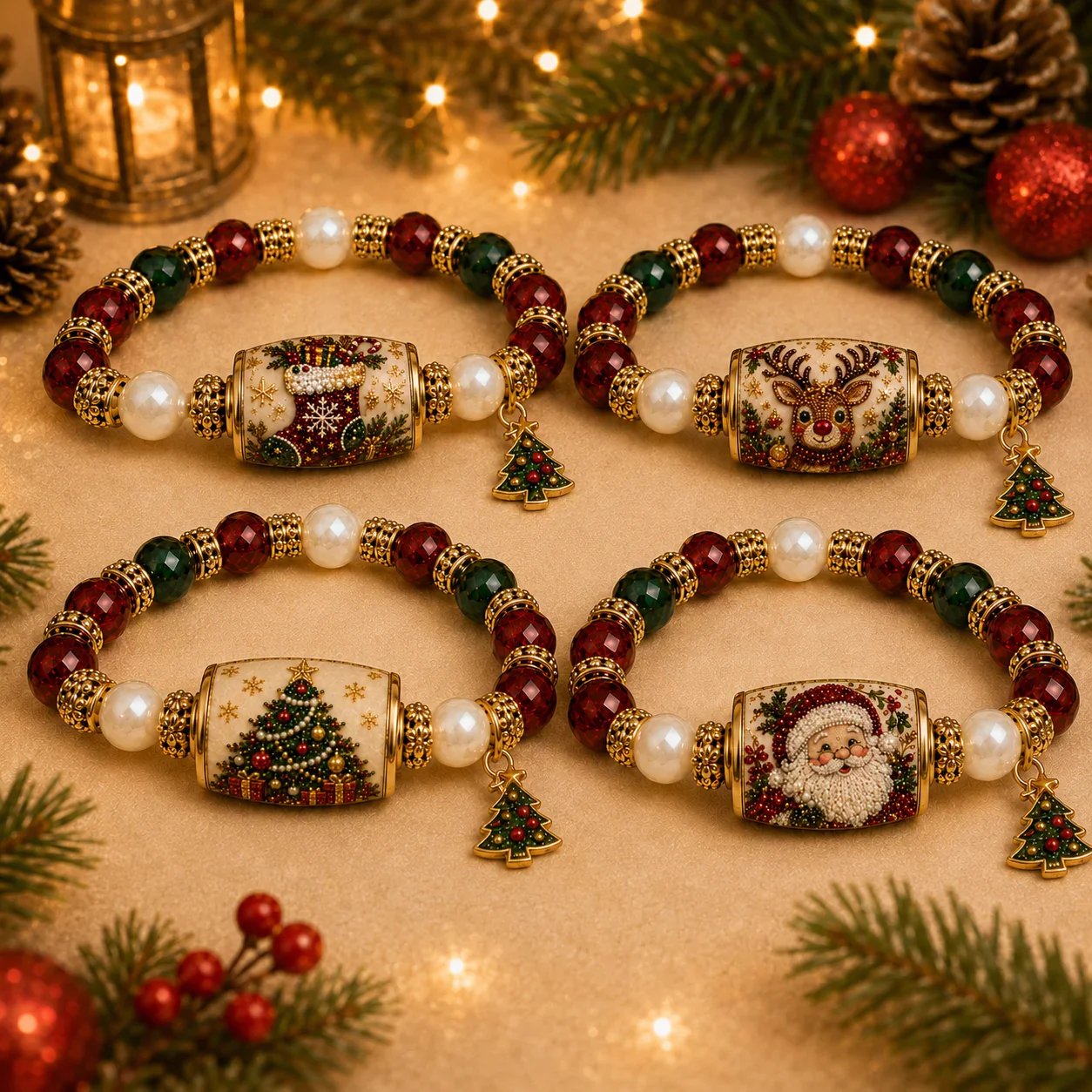 🏆Hot Sale 50% OFF🎄Christmas Magic Collection Pearl Bracelet — 2026 Limited Meaningful Edition