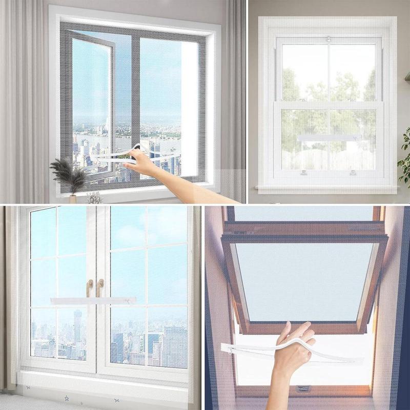 ⏳ Limited-time 49%OFF!!✨3-Second Fit Window Mesh 🌬️ Ultra-fine 1.0mm mesh 🦟 Blocks virtually all bugs ✅ Breathable & invisible 🏡 Trusted by thousands of UK homes for a bug-free summer!
