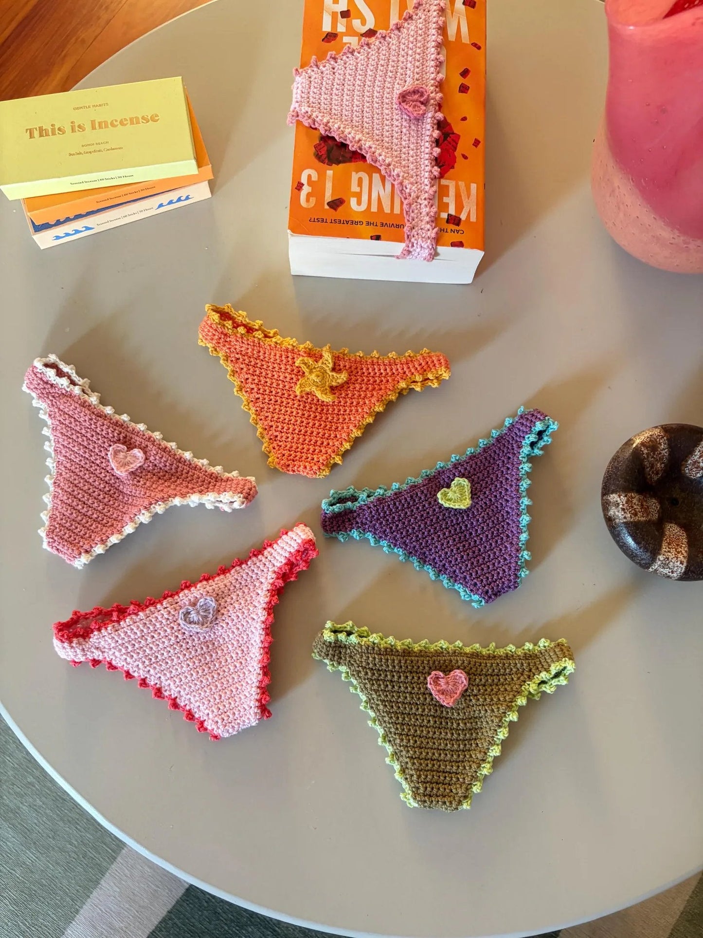 🔥Last Day 49% OFF - Handmade Crochet Bikini Bookmark📚️👙