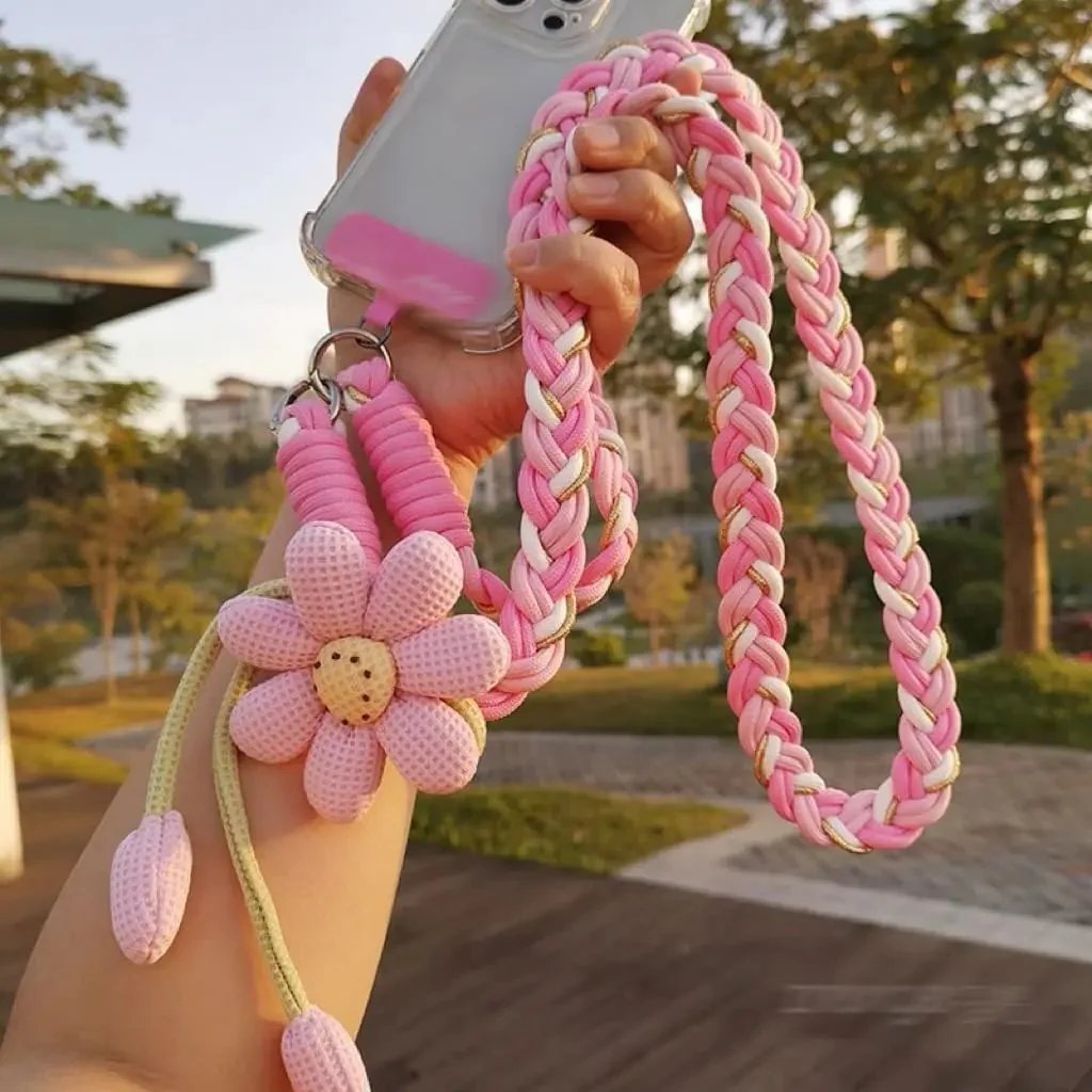 🌞Cute Floral Phone Crossbody Lanyard – Hands-Free & Stylish!