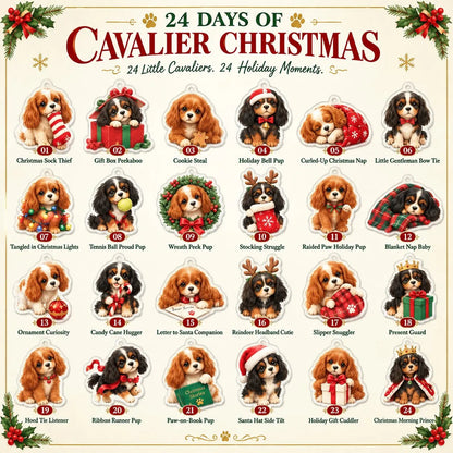 🐶 24 Days of Cavalier Christmas Advent Calendar 2026 – 24 Collectible Cavalier Surprises