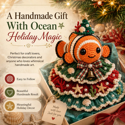 ⏳ Last Day 49% OFF – 🌊 Beginner-Friendly DIY Layered Ocean Christmas Yarn Art Kit Collection | Complete Kit with All Tools & Step-by-Step Guide Included 💕