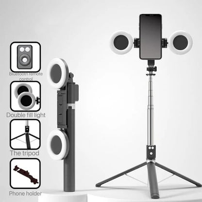 New 6 in 1 Bluetooth Selfie Stick