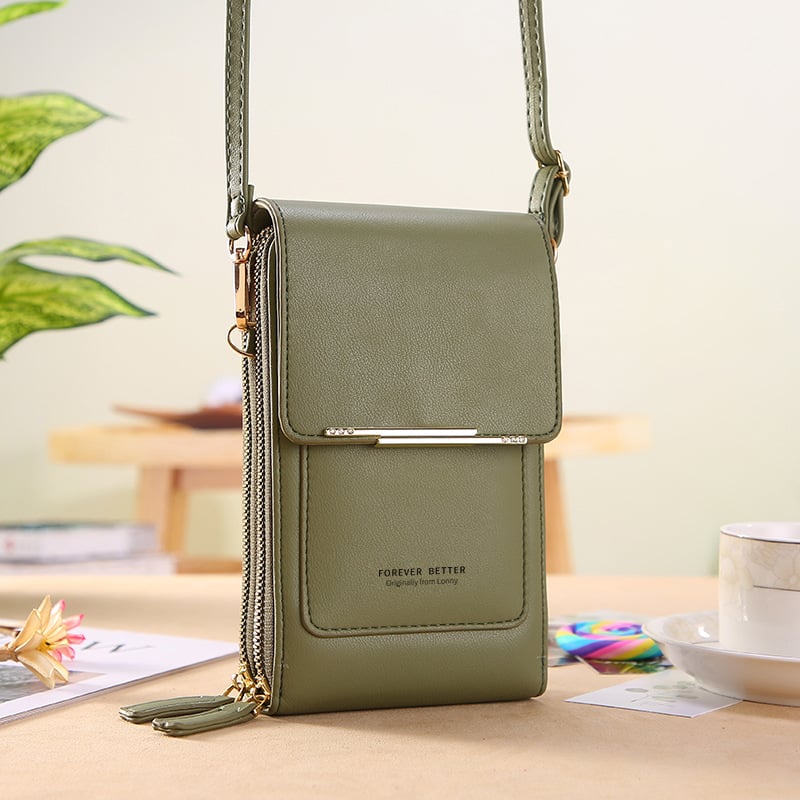 🏆Last Day Promotion：ONLY ￡8.99‼️👜📱 Simple and elegant women's touchscreen crossbody phone wallet
