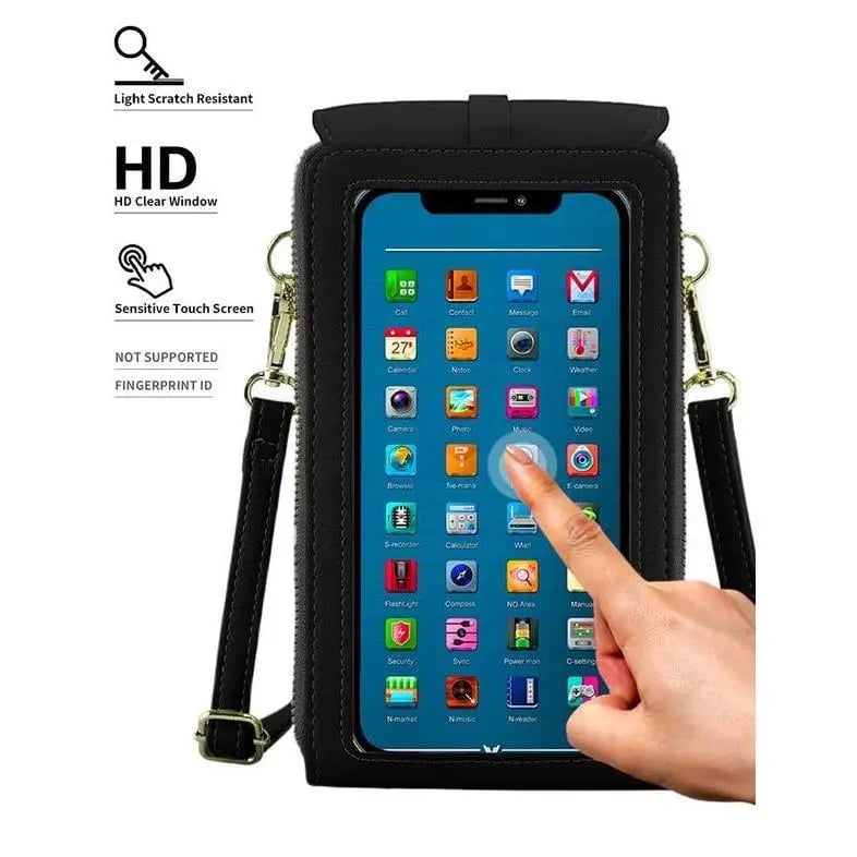 🏆Last Day Promotion：ONLY ￡8.99‼️👜📱 Simple and elegant women's touchscreen crossbody phone wallet