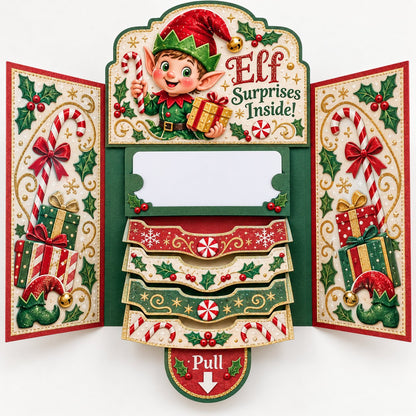 ⏰LAST DAY 49% OFF - 2026 New🎅🎁 Waterfall Christmas Gift Card Booklet 💳✨