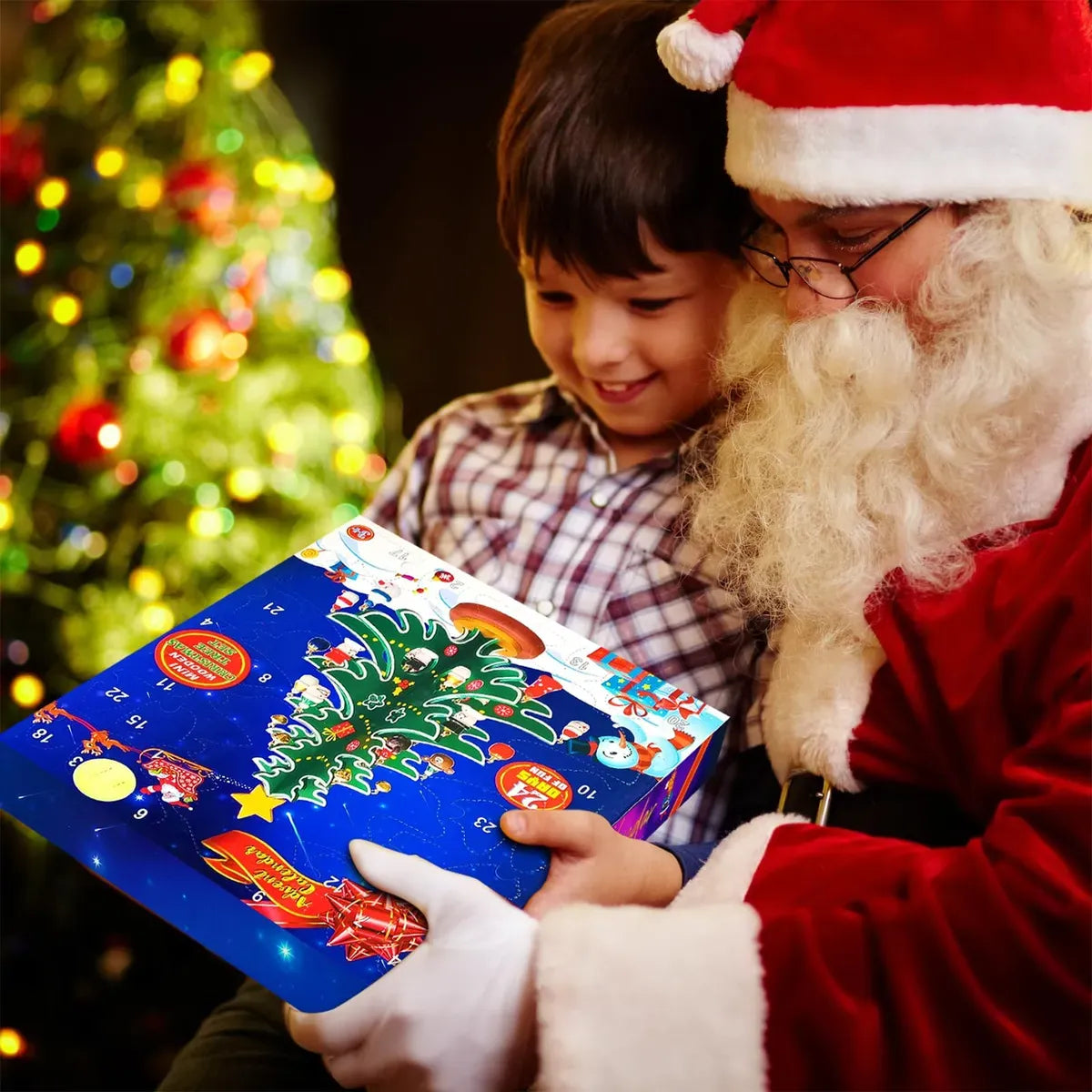 🔥LAST DAY 50% OFF - 🎄🎁 24-Day Christmas Tree Advent Calendar – Daily Ornament Surprises for Kids & Holiday Family Fun