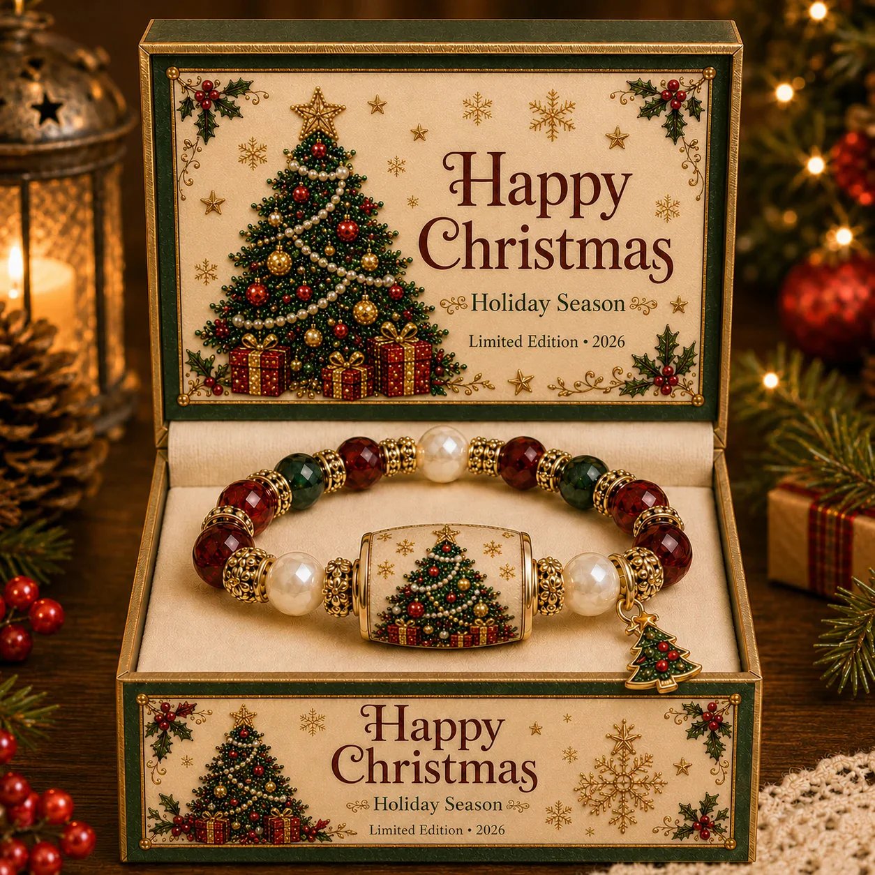 🏆Hot Sale 50% OFF🎄Christmas Magic Collection Pearl Bracelet — 2026 Limited Meaningful Edition