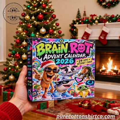 Brainrot Advent Calendar 2026 – 24 Days Internet Chaos Mini Acrylic Ornament Box