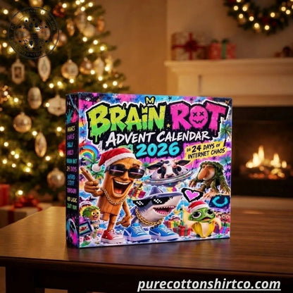 Brainrot Advent Calendar 2026 – 24 Days Internet Chaos Mini Acrylic Ornament Box