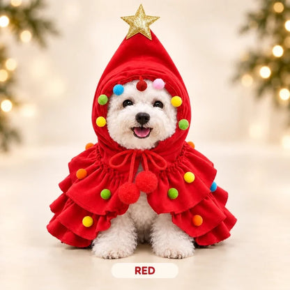 🎄Walking Christmas Tree Pet Costume ⭐ – Cozy Holiday Dress-Up Outfit for Dogs & Cats🐶🐱❤️