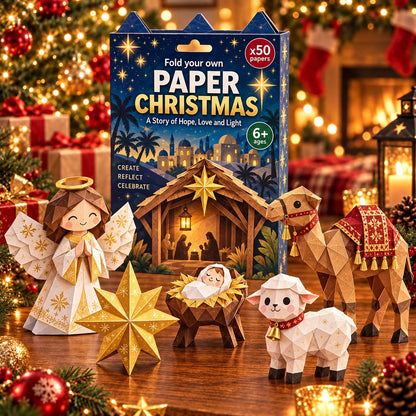 🔥🧘Relaxing & Beginner-Friendly- 3D DIY Paper Christmas(💕Step-by-Step Guide Included)