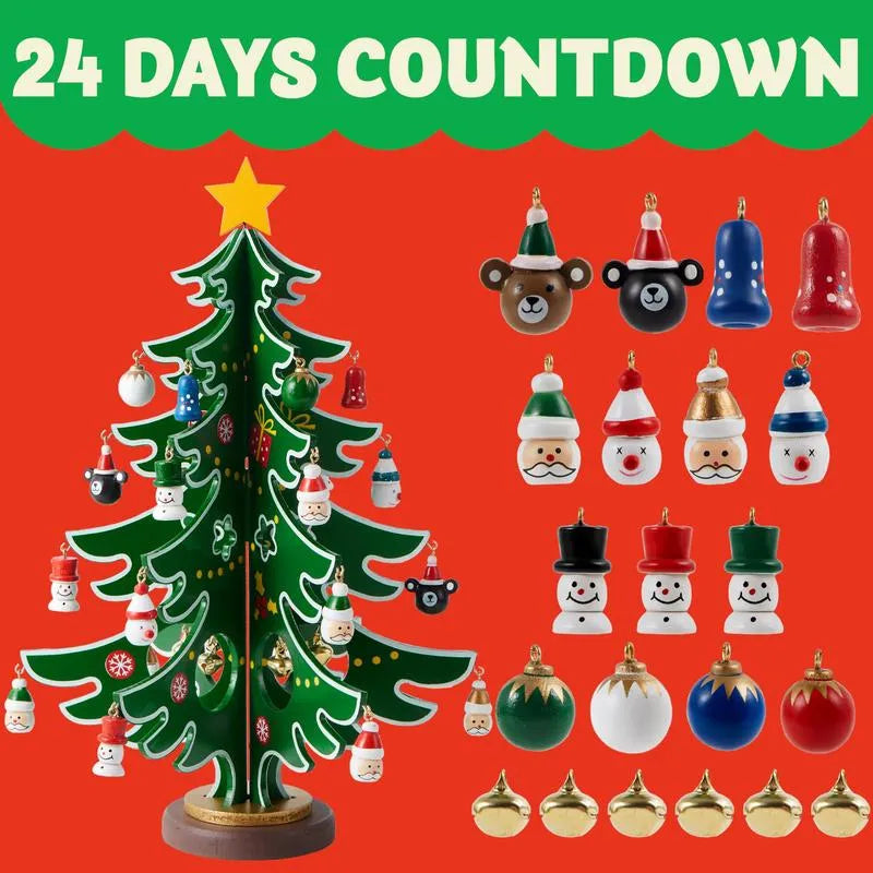 🔥LAST DAY 50% OFF - 🎄🎁 24-Day Christmas Tree Advent Calendar – Daily Ornament Surprises for Kids & Holiday Family Fun