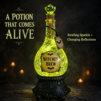 🔥Last Day 49% OFF -🧙✨Lighted Enchanted Tonic Poison Bottle Glitter Globe(📦Buy 2 Free Shipping)