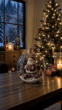 🔥49% OFF - 🎄✨Glowing Christmas Diorama Ornament