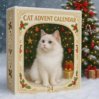 ⏰BUY 2 GET FREE SHIPPING⏰2026 Cat Advent Calendar Gift for Adults Friends Cat Owners and Lovers Christmas Holiday Countdown Gift 24 Designs Cats Charm Christmas Tree Ornament