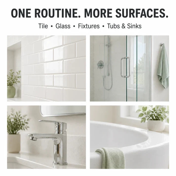 ✨ Bathroom Cleaner: Sparkle in Seconds, No Harsh Fumes