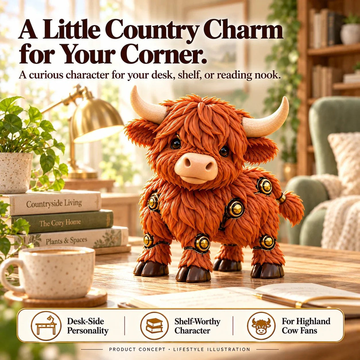🐮 2-in-1 Transforming Highland Cow Egg – A Little Egg, a Charming Highland Surprise