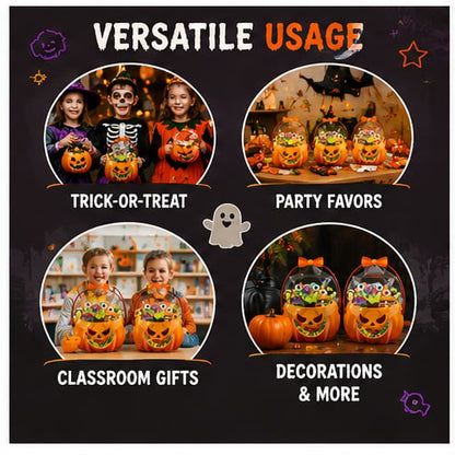 🔥 FROM £7.99 | Halloween Treat Bags – 10/30/50PCS Party Packs 🎃