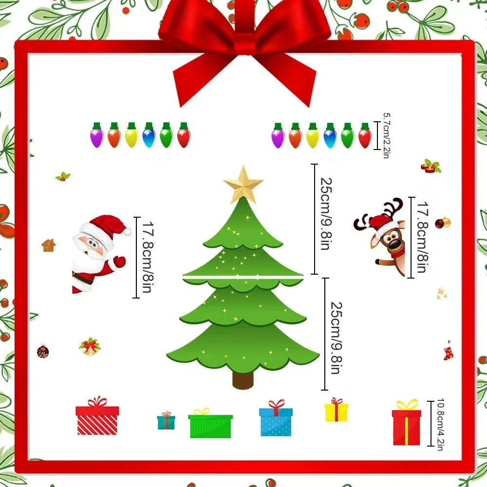 ⏳ Last Day 49% OFF – 🎄DIY Magnetic Christmas Fridge Decor | Reusable Tree & Holiday Magnets for Family Fun 🧲