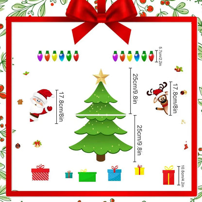 ⏳ Last Day 49% OFF – 🎄DIY Magnetic Christmas Fridge Decor | Reusable Tree & Holiday Magnets for Family Fun 🧲