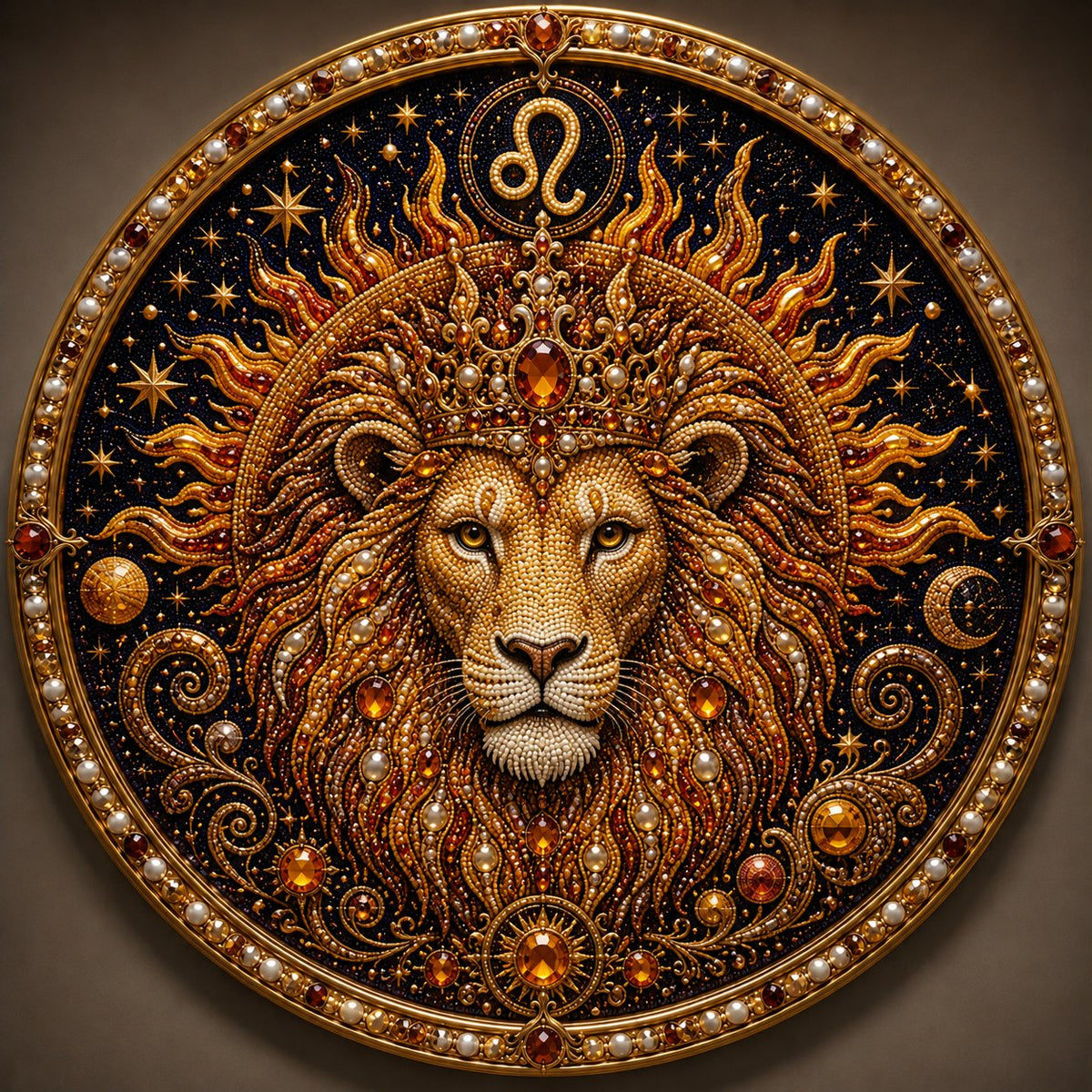 🔥 12 Zodiac Signs Pearl Art Kit ♈🌙