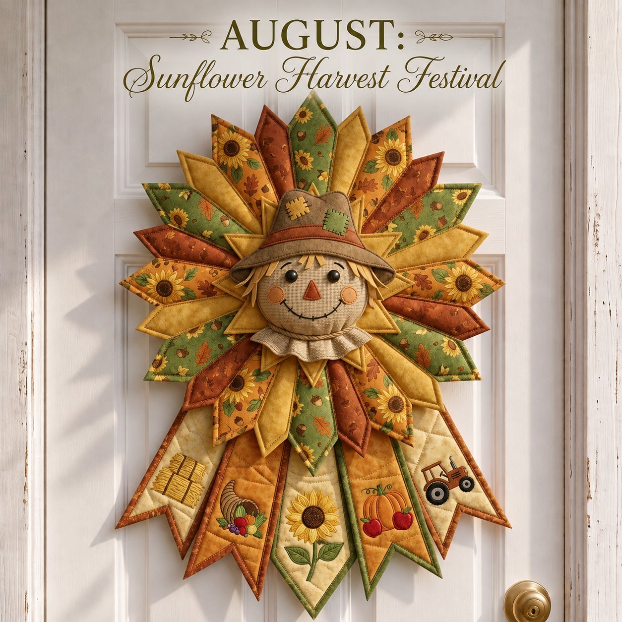 🗓️ Beginner-Friendly 12-Month Themed 3D Quilted Door Hanger Sewing Kit Collection | Complete Kit with Coordinated Fabrics, Sewing Materials & Step-by-Step Guide Included 💕