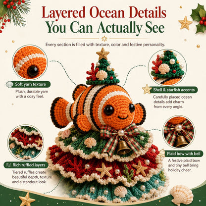 ⏳ Last Day 49% OFF – 🌊 Beginner-Friendly DIY Layered Ocean Christmas Yarn Art Kit Collection | Complete Kit with All Tools & Step-by-Step Guide Included 💕