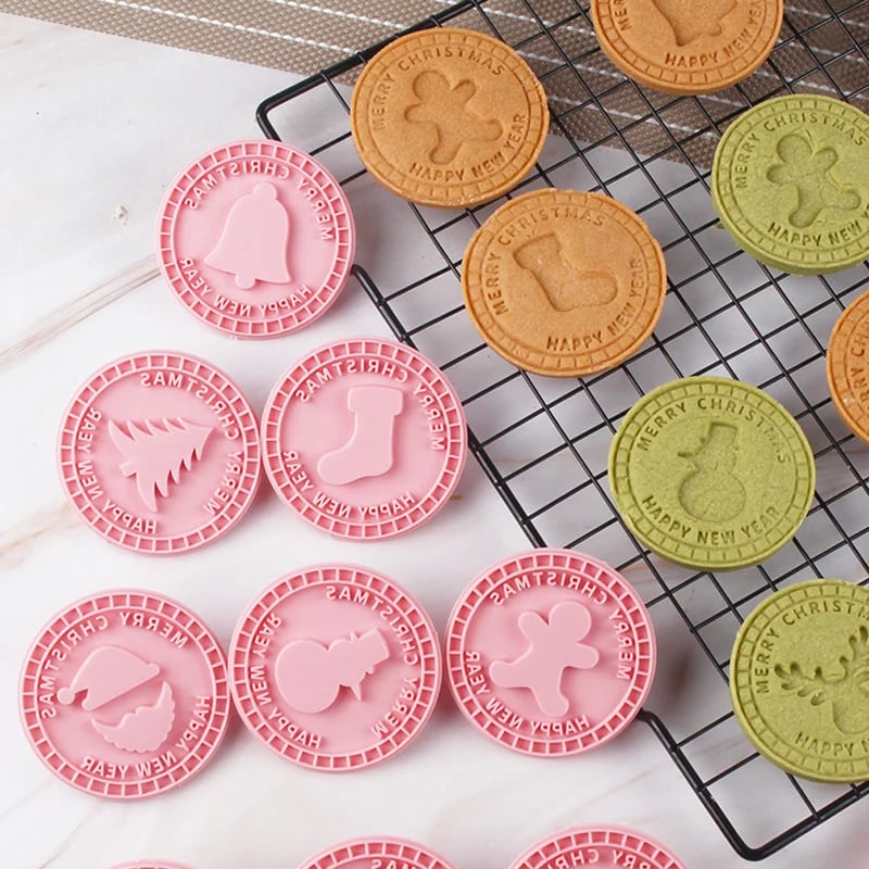 🍪 🎄 Festive Christmas Cookie Mold Set