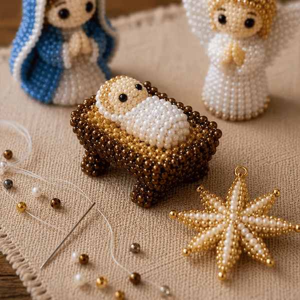 🔥 DIY Christian 3D Beaded Figurines Kit | Handmade Faith Craft for Prayer & Decoration