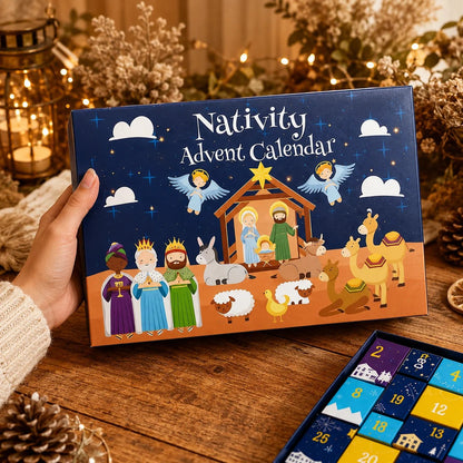 ✝️🙏2026 Nativity Advent Calendar – ✨25-Piece Christmas Story Set for Kids(📦Buy 2 Free Shipping)