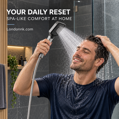 🏆 Last Day Special Price £9.99! 🚿 High-Boost Shower Head – Powerful Water Flow & Spa-Like Comfort ✨