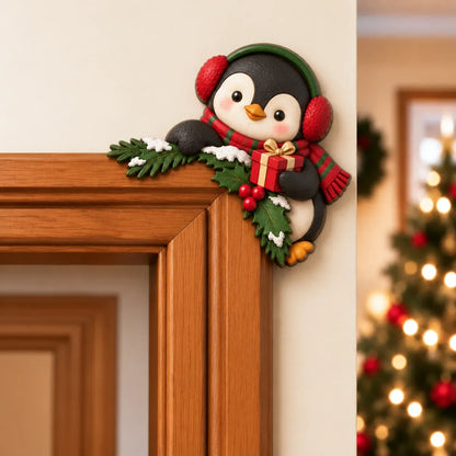 ⏳ Last Day 49% OFF – 🎄 3D Christmas Peekaboo Door Frame Corner Decor | 8 Festive Character Designs with Left & Right Options for Doorways, Entryways & Holiday Corners ✨